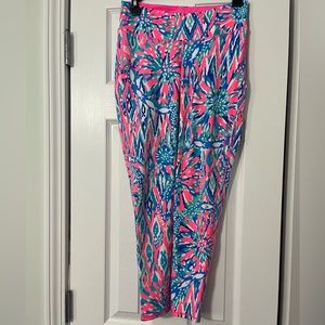 Lilly Pulitzer luxletic shake it up legging, tiki pink, size small